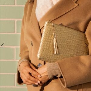 Virginia Wolf "Mimi" Woven Clutch